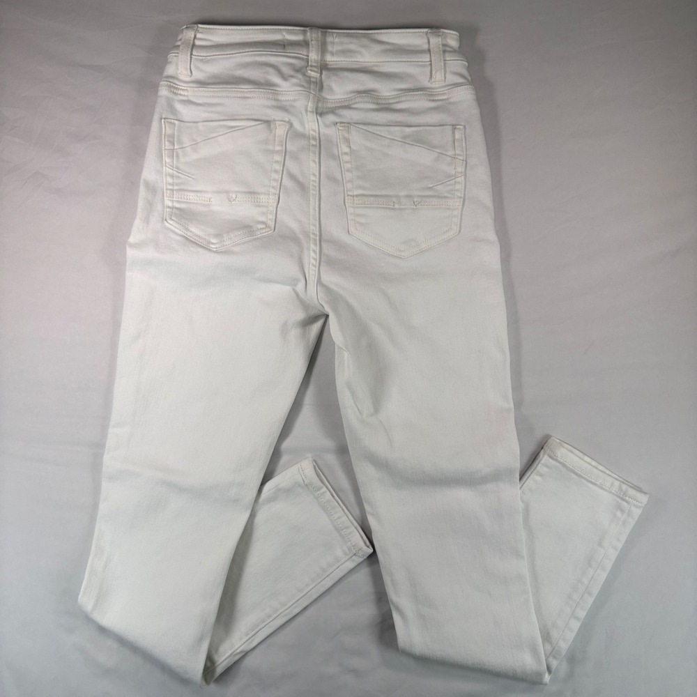 BKE Billie Skinny Jeans Womens 26 White High Rise‎ Slim Fit Denim Pants - Picture 4 of 9